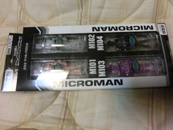 復刻ミクロマン(ミクロマン4体入）Ｍ１０１シリーズ　限定版