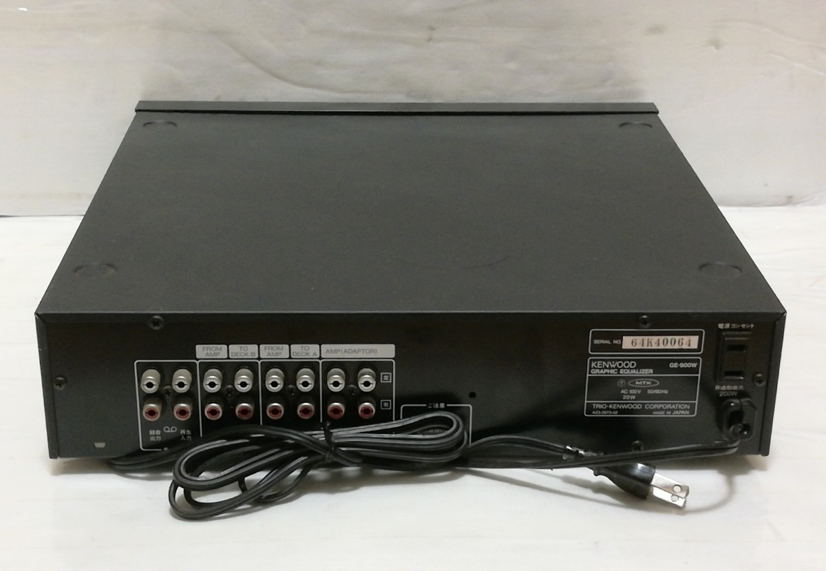KENWOOD ケンウッド グラフィックイコライザー Equalizer Graphic GE 
