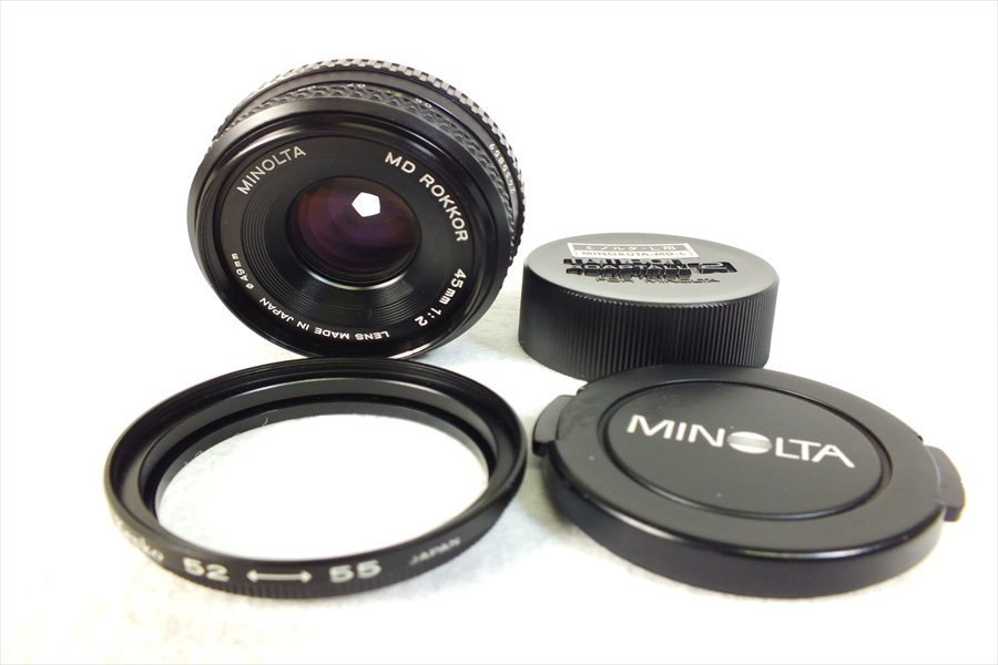 ◇ MINOLTA ミノルタ 45mm1:2 レンズ 45mm 1:2 中古 230708E6223 45mm