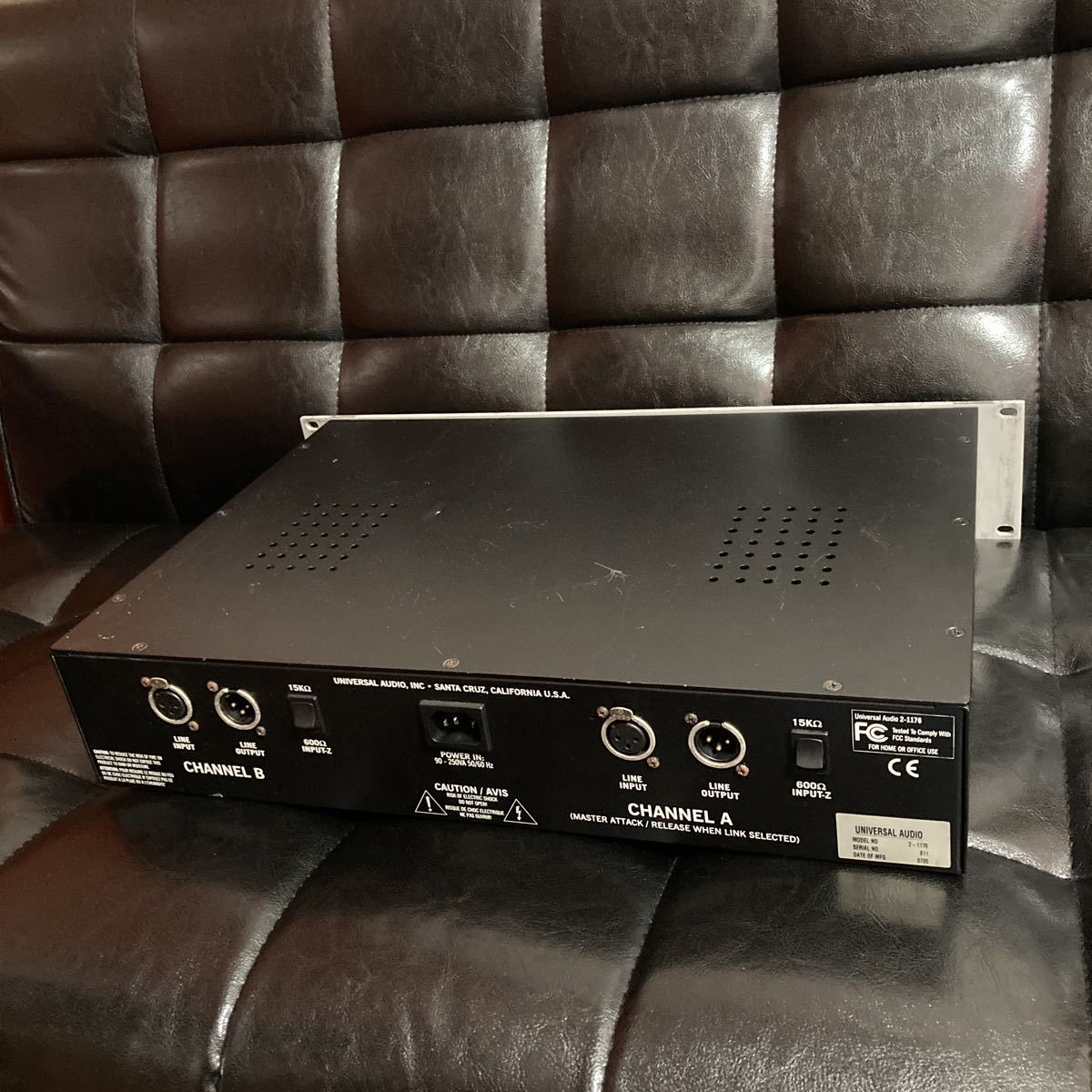 絶版 UNIVERSAL AUDIO 2-1176 ステレオコンプ 検 neve SSL api uad elysia tubetech ...