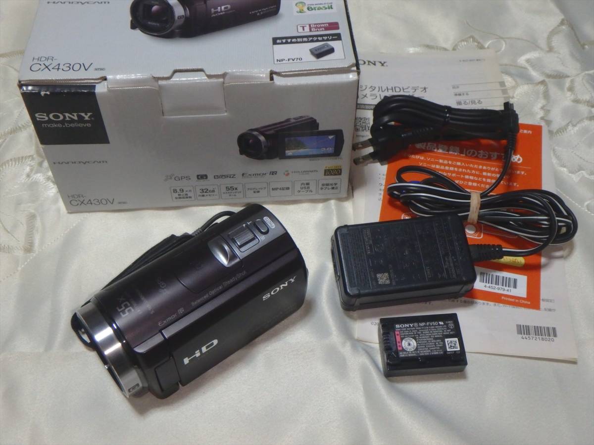 送料無料 SONY HDR-CX430 ハイビジョン ビデオカメラ