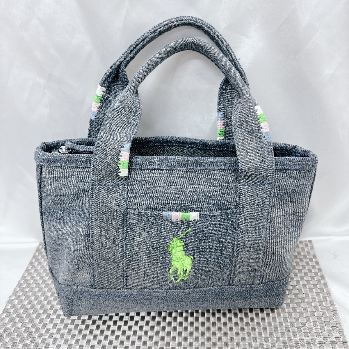 中古美品/CH】POLO RALPH LAUREN ポロラルフローレン キャンバス 