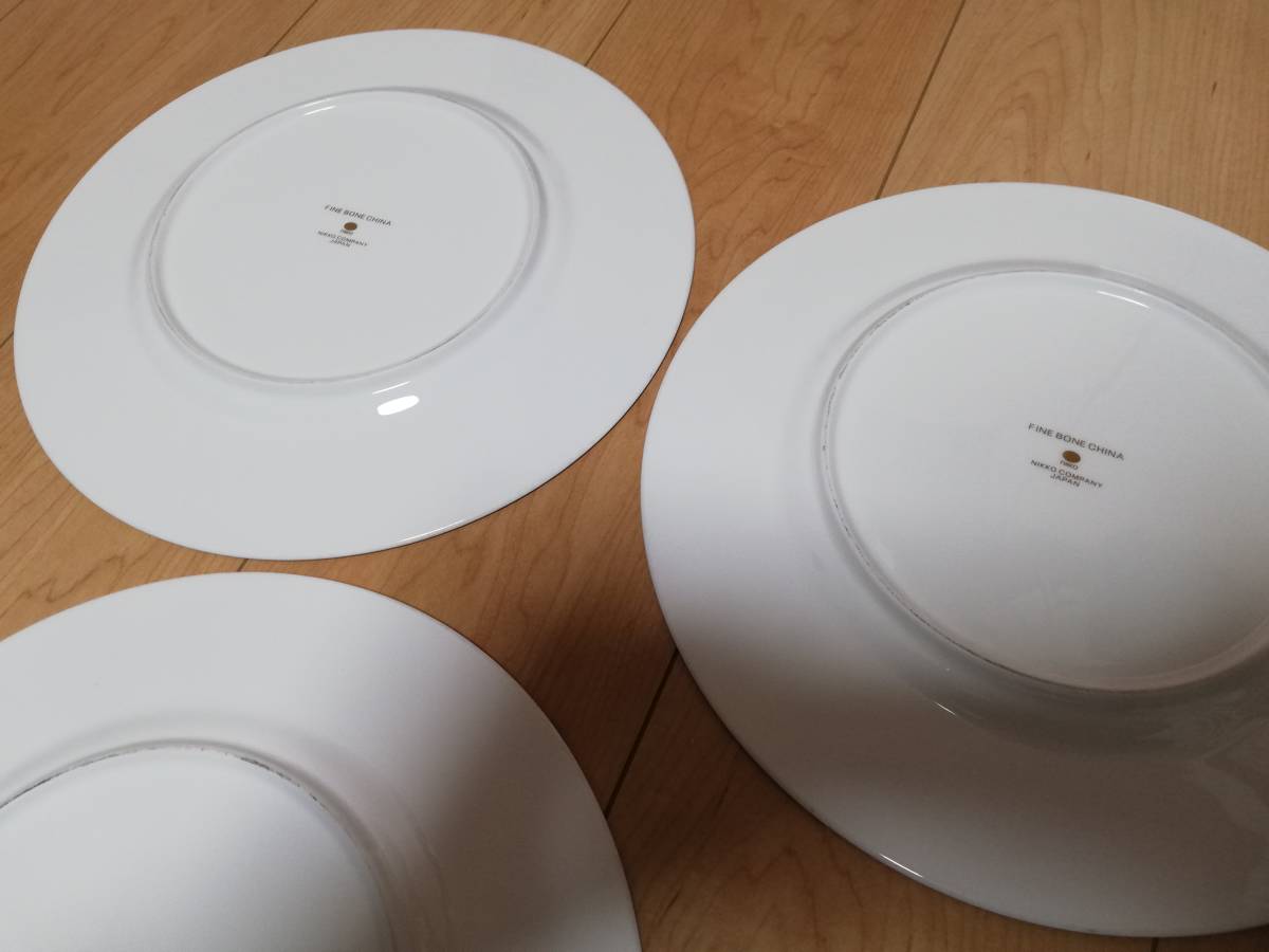 NIKKO ニッコー FINE BONE CHINA ファインボーンチャイナ 洋皿 