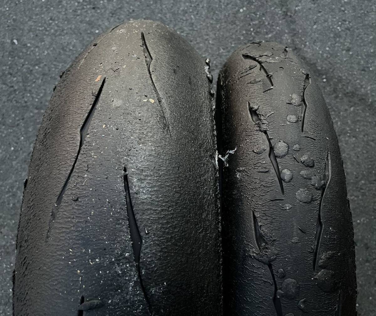 BRIDGESTONE BATTLAX R11 NHS 120/600R17 180/640R17 前後セット中古