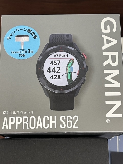 ガーミン Approach S62 Black， CT10×3個セット