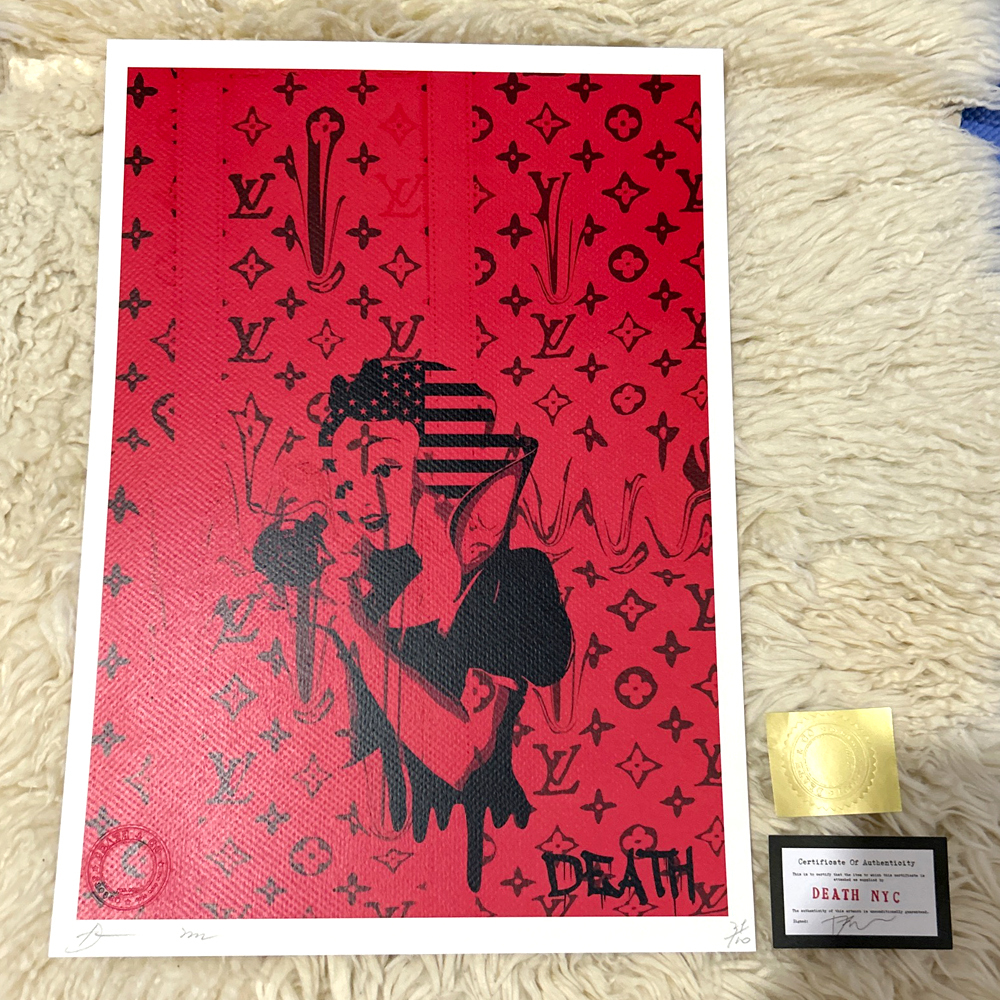 世界限定100枚 DEATH NYC 白雪姫 ルイヴィトン LOUISVUITTON 星条旗