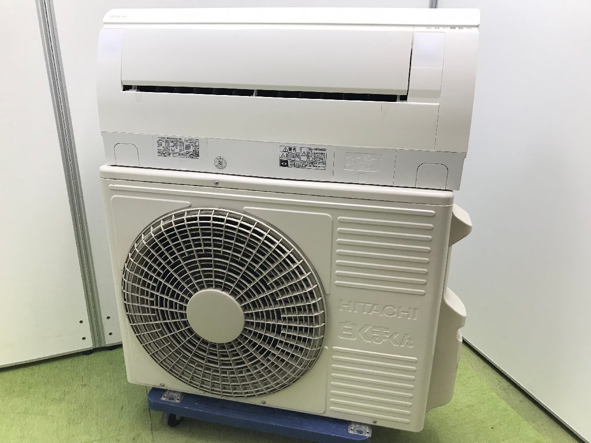 2021年製 美品 HITACHI 日立 ルームエアコン 白くまくん WBKシリーズ