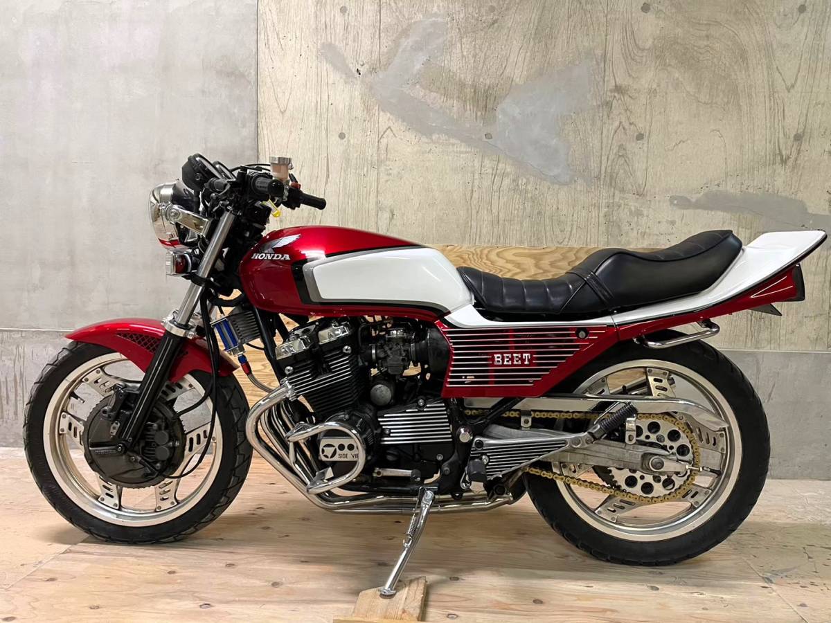 Y82 CBX400F 外装セット 赤白2型 カラー/中古 美品 塗装後 未使用NC07 