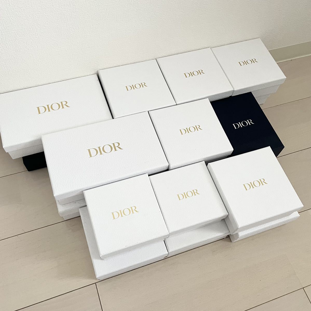 Dior ディオール 空箱 19個 純正BOX まとめ売り 財布 小物 化粧箱 付属