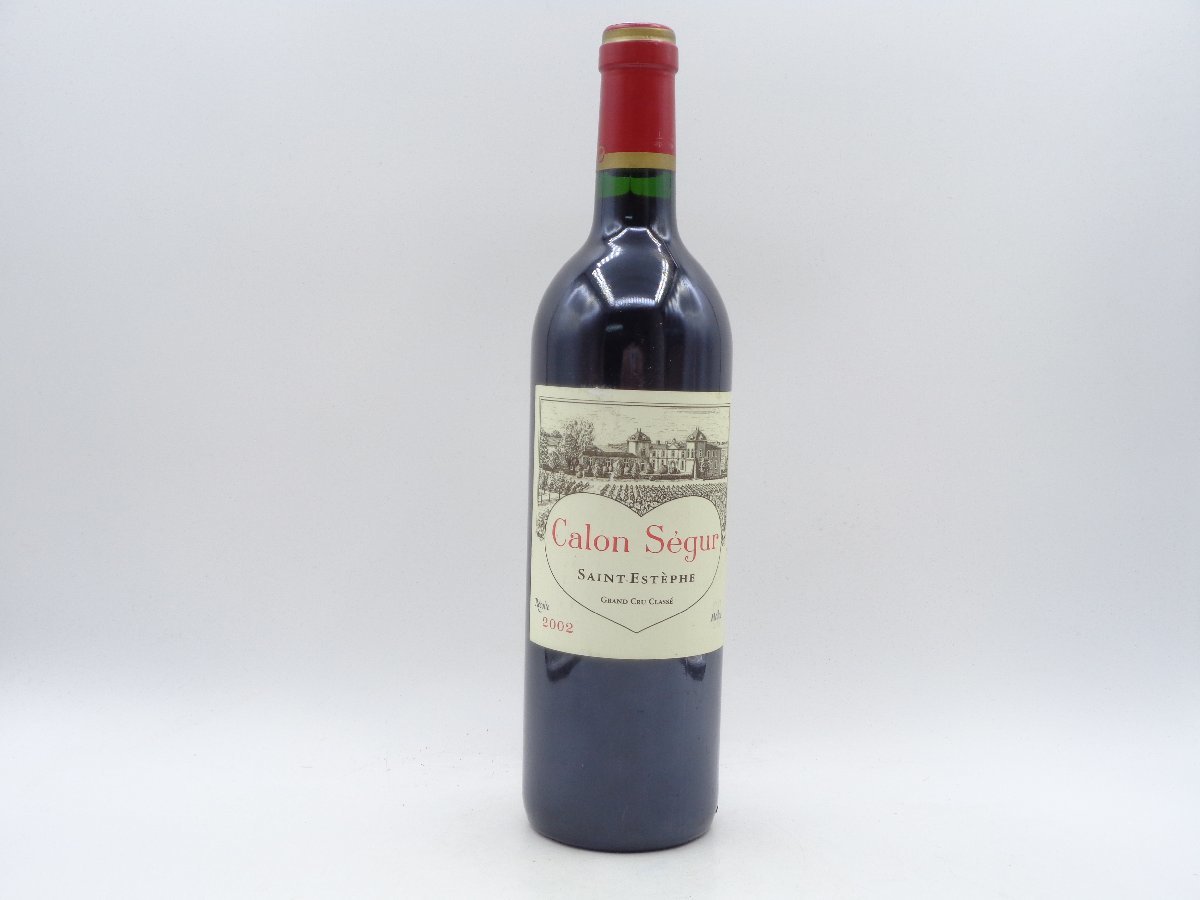 CALON SEGUR 2002 GRAND CRU CLASSE カロン セギュール グランクリュ 赤ワイン 750ml 12.5% 未開封 古酒 X227664
