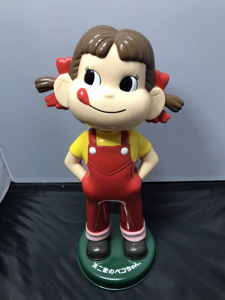 非売品 不二家ペコちゃん 店頭用首ふり人形 全長約33cm