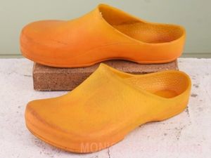 MK373◆ドイツ製【ビルケンシュトック BIRKENSTOCK】ビンテージ 園芸サンダル サボ オレ