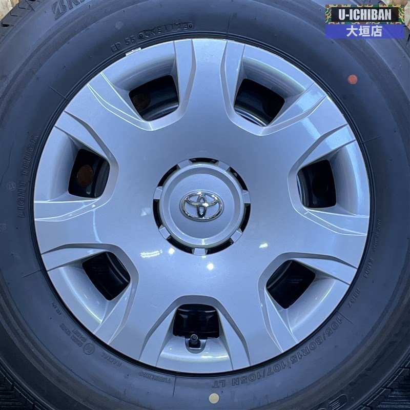 ほぼ 新車外し ハイエース 2023年製 195/80R15 107/105 ブリヂストン