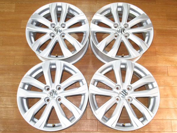 スズキZC72SスイフトRS後期純正 6J-16 off+45 pcd100/4H ハブ径54ミリ