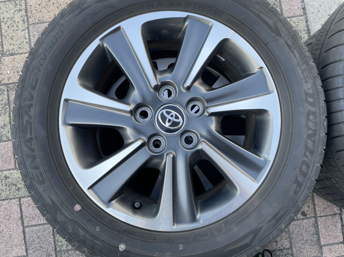 TOYOTA ヴォクシー80前期純正ホイール 205/60R16タイヤ4本セット 