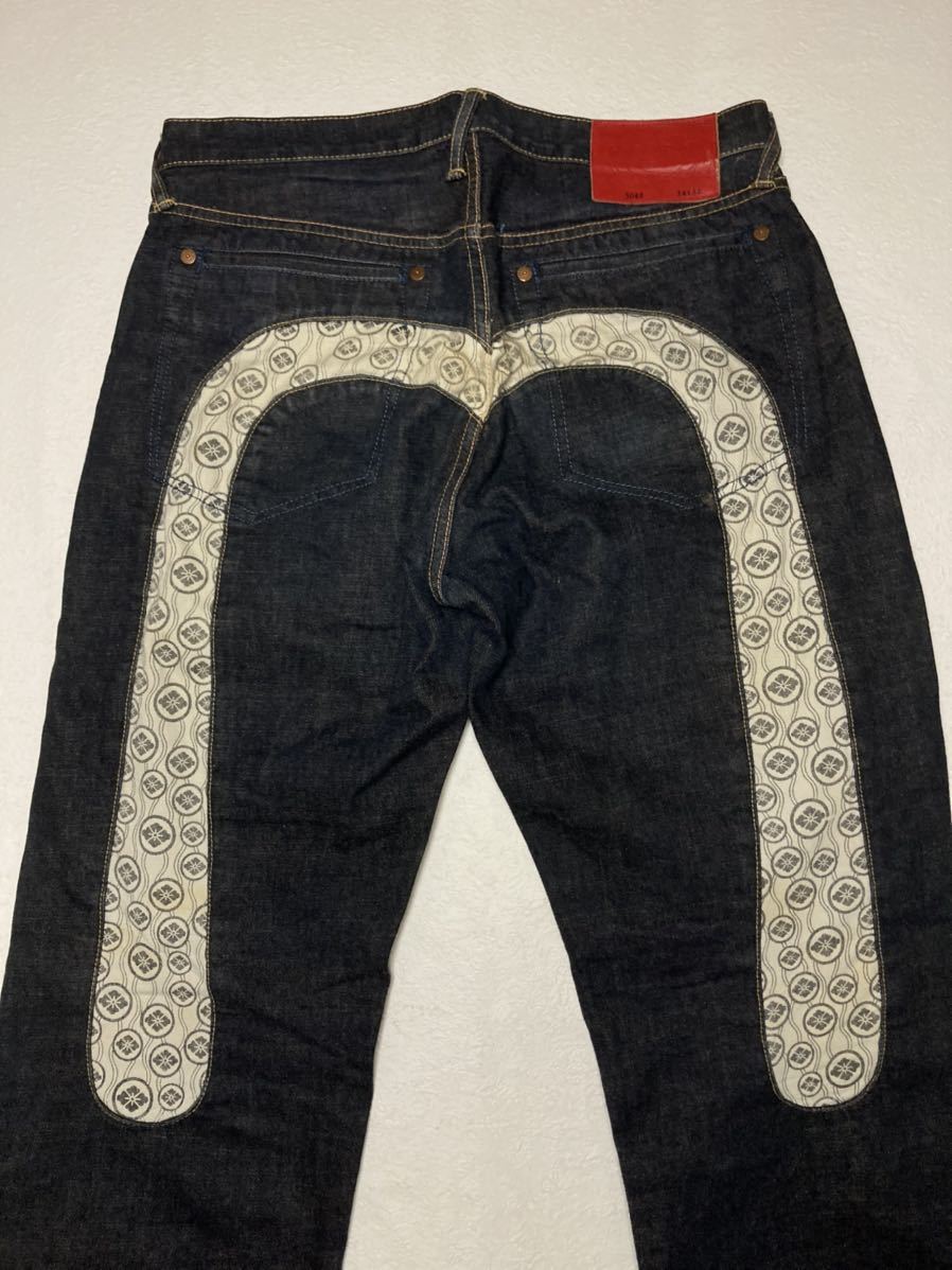 エヴィス EVISU LOT 0 - Yahoo!オークション 家紋大黒 w34（メンズ 
