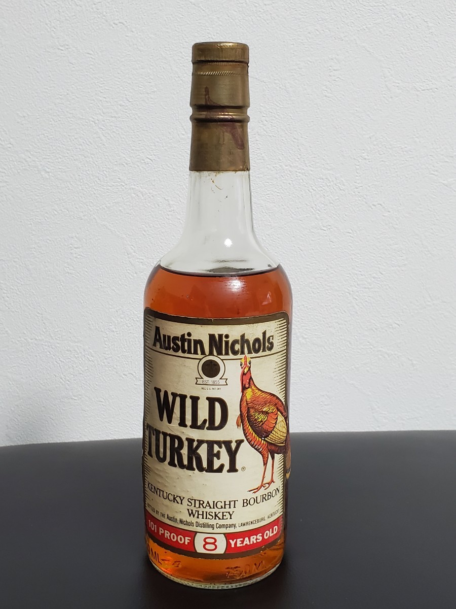 WILD TURKEY ワイルドターキー8年 バーボンウイスキー 750ml 未開栓