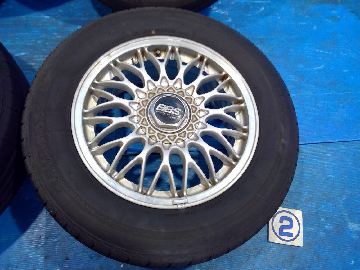 大人気デザイントヨタ 純正 オプション BBS RG173 16in 7JJ +45
