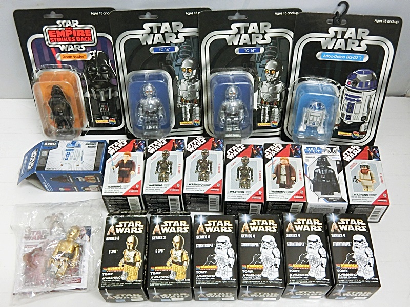 KUBRICK キューブリック スターウォーズ 関連品 19点セット ダースベイダー C-3PO R2-D2 TC-14 ストームトルーパー オビワン アナキン