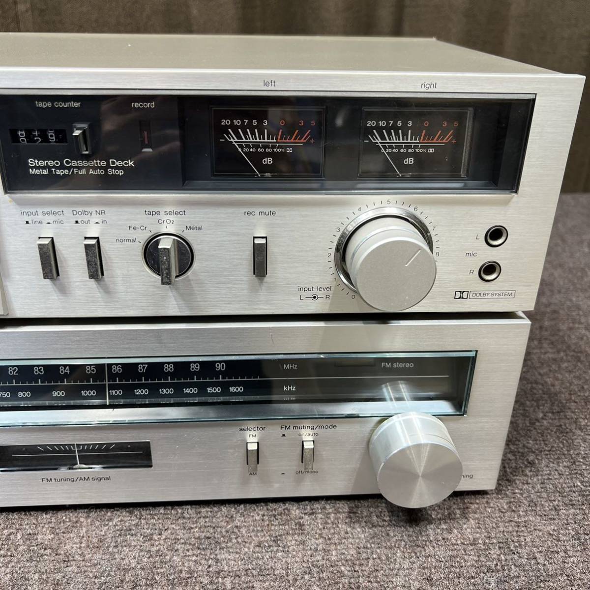 Z5394a）Technics テクニクス カセットデッキ RS-M13 FM/AM ステレオ 