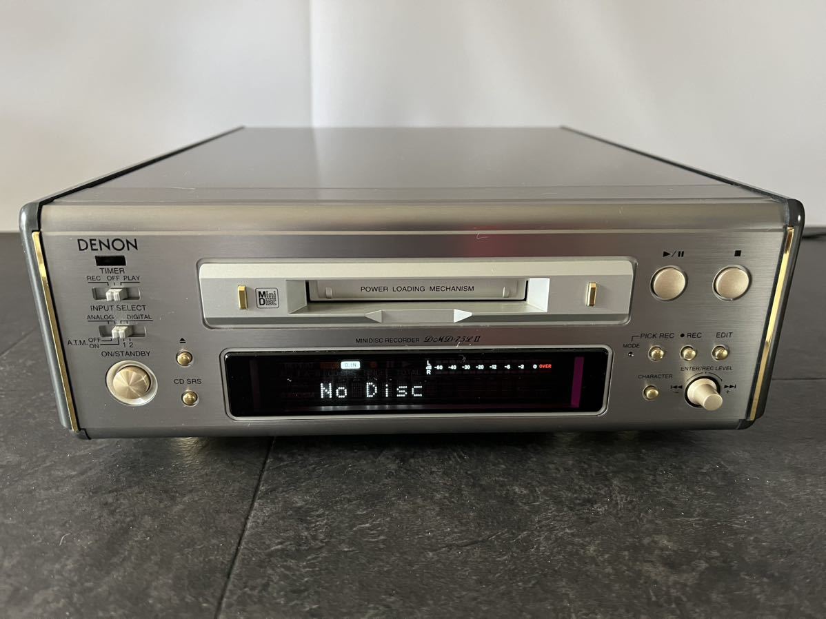 豊富な，お得 DENON DMD-7.5LII MDレコーダー リモコン付き