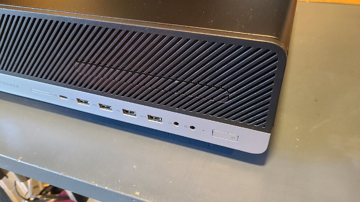 【hp EliteDesk 800 G3 SFF Core i5-6500 3.20GHz 8GB SSD取外し　BIOS確認のみ　中古24】
