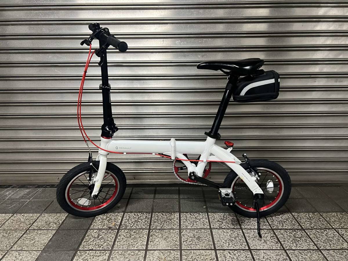 走行僅少☆【RENAULT】ルノー ULTRA LIGHT7ミニベロ 折り畳み自転車 