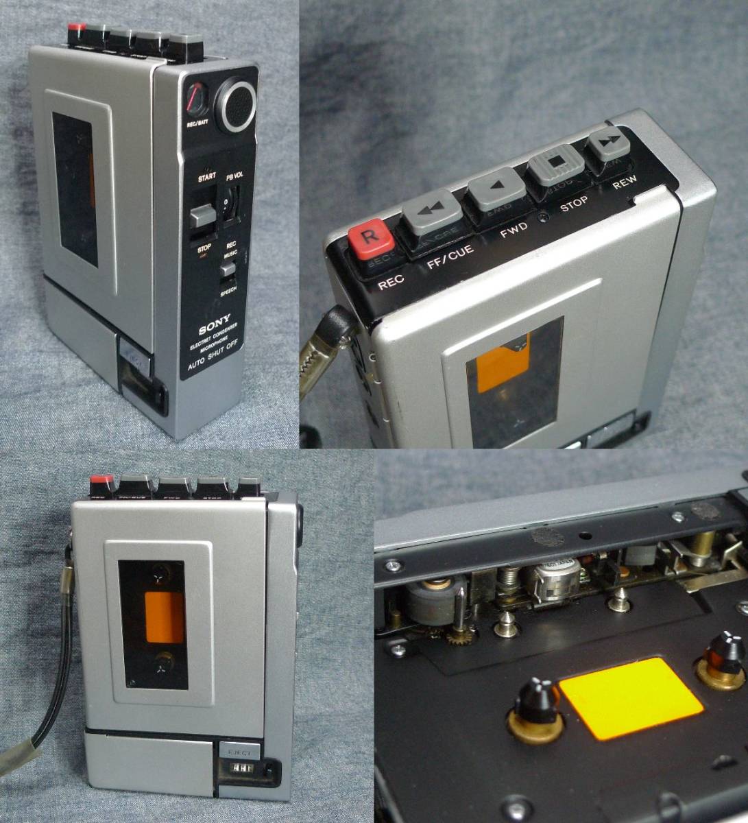 n3109◇1970年代～カセットテープレコーダー 4台 ジャンク◇ソニー TC