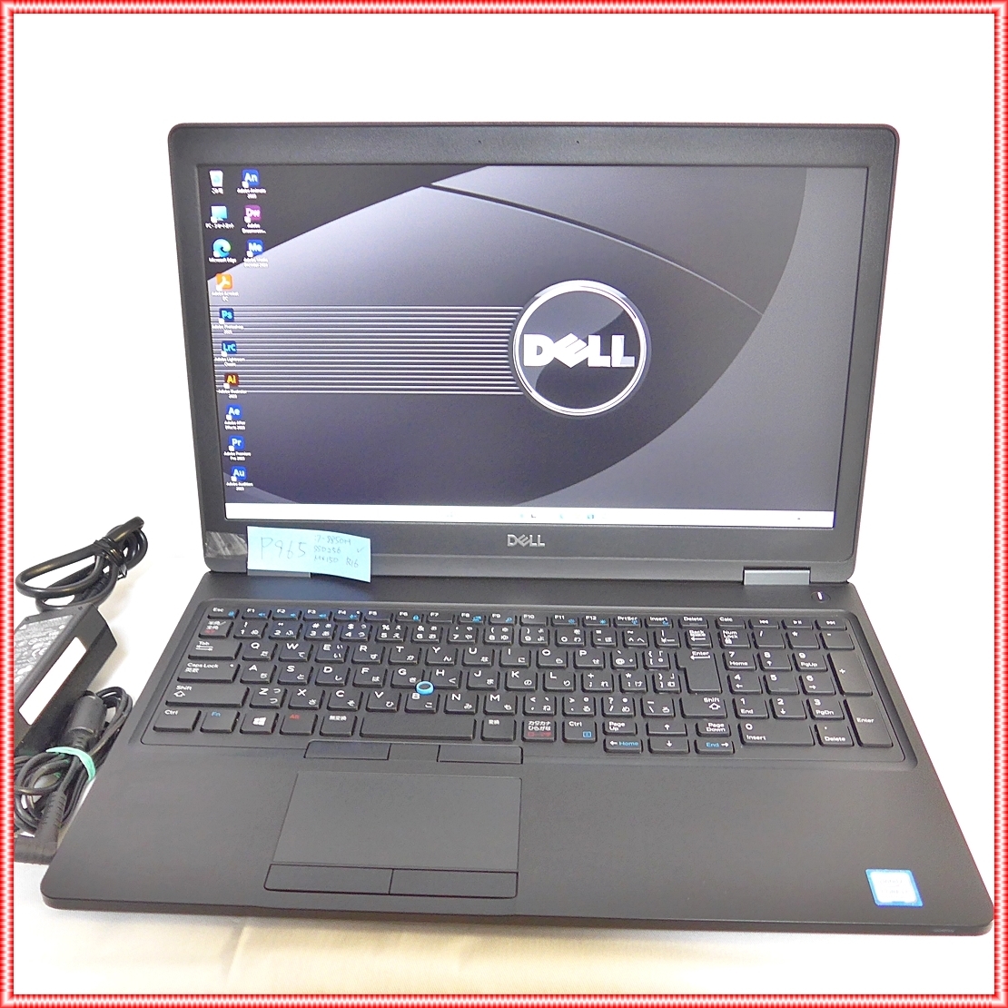 クリエイターPC】DELL Latitude 5591 i7 8850H Geforce MX130 NVMe