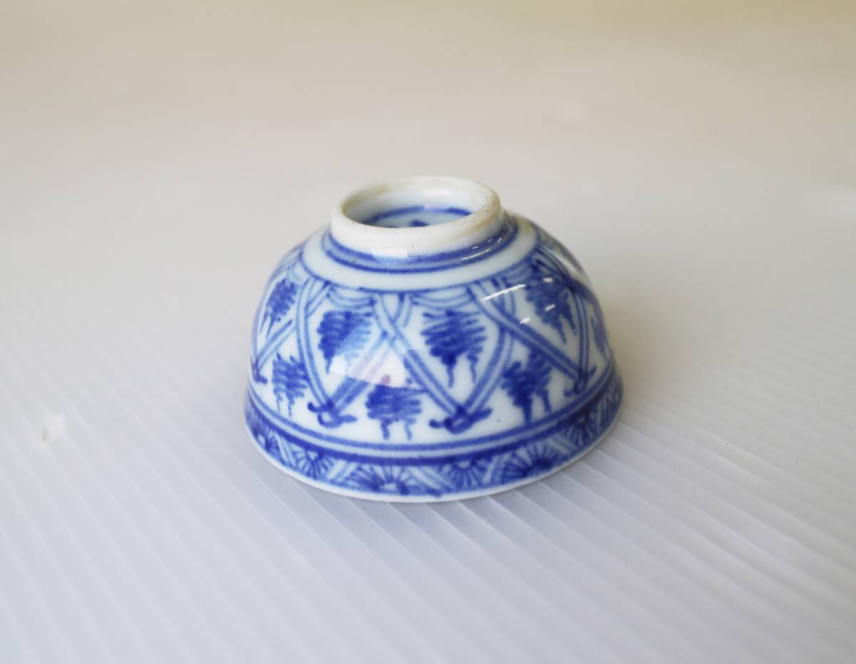 煎茶道具　五良太甫呉祥瑞　染付　煎茶碗　五客 染付煎茶杯 祥瑞 五良大甫呉祥瑞 煎茶椀 茶 しょん