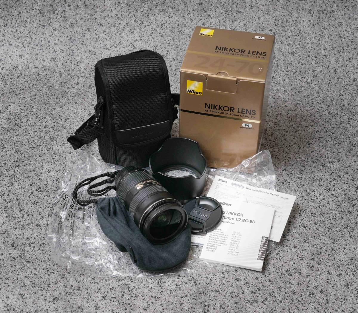 ニコン Nilkon AF-S NIKKOR 24-70mm f/2.8G ED 元箱あり