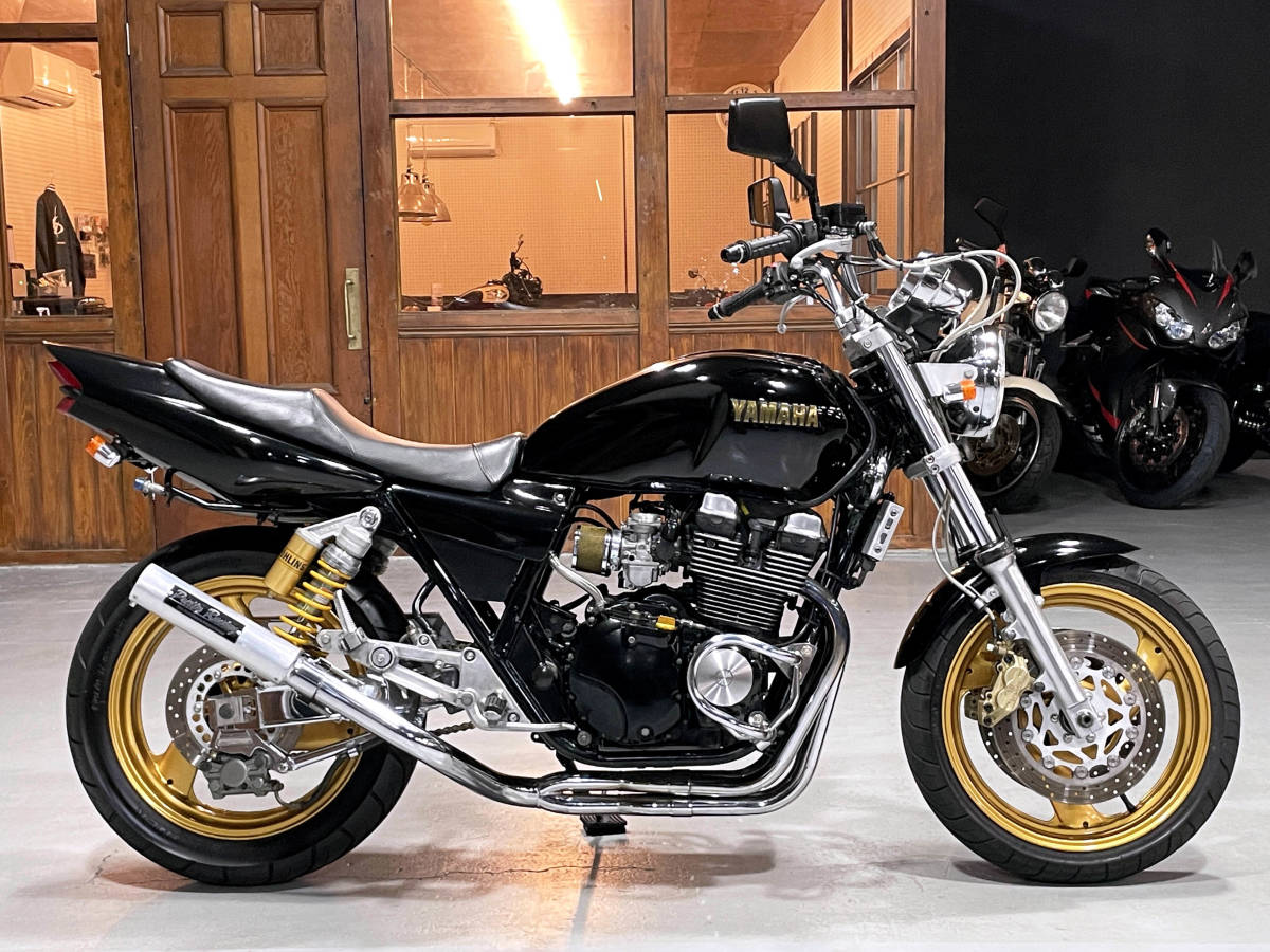 XJR400R 4HM 後期 動画 Pretty Racing製フルエキマフラー/マーシャル製 