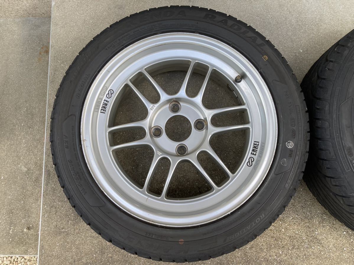 軽量ENKEI RPF1 15インチ4本セット7J オフセット35 4穴 PCD100 ハブ径 