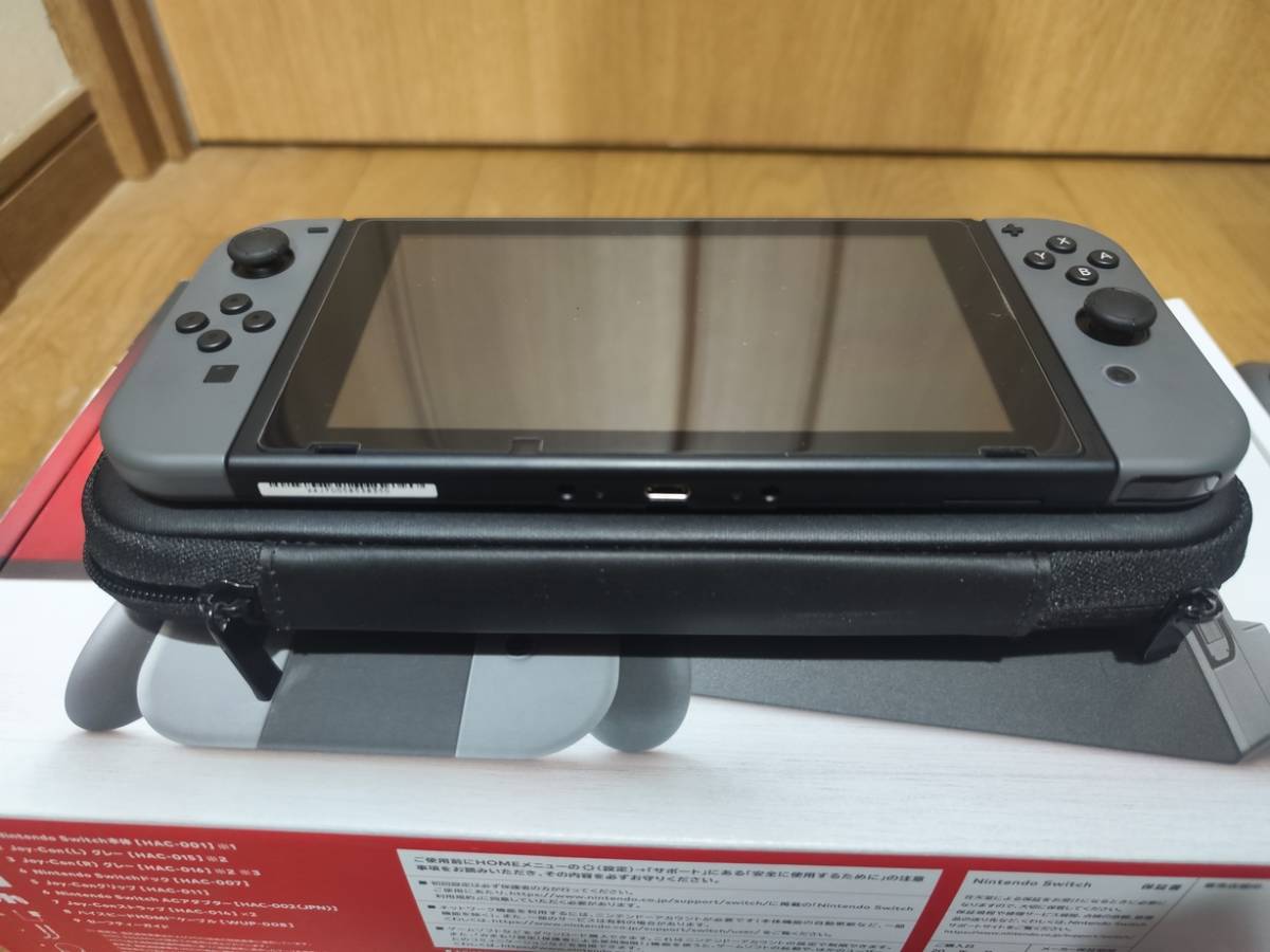 Nintendo Switch 本体 旧型 JOY-CON グレー HAC-S-KAAAA 初期化済