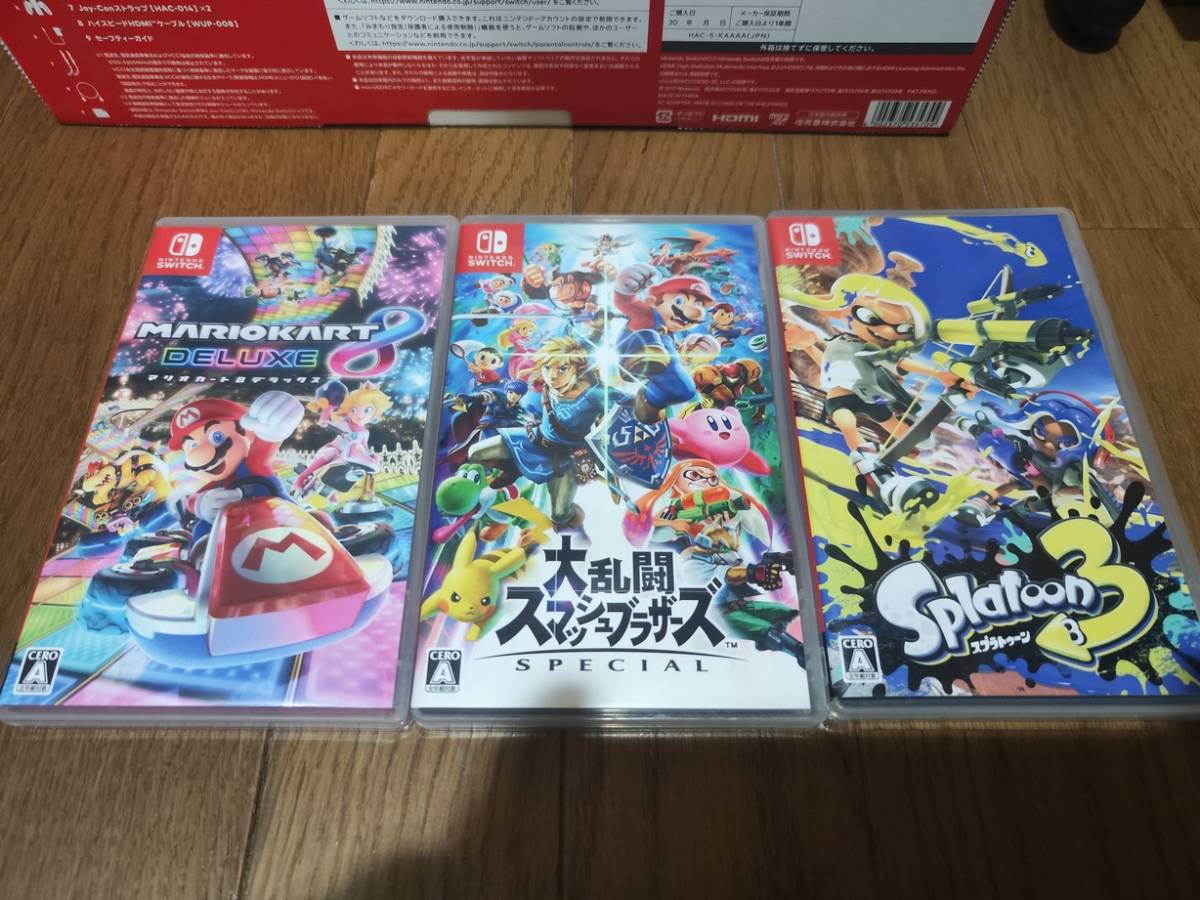 Nintendo Switch 本体 旧型 JOY-CON グレー HAC-S-KAAAA 初期化済