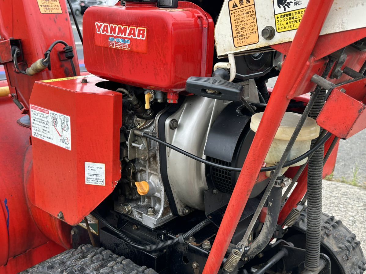 青森市ヤンマー除雪機ディーゼルエンジン