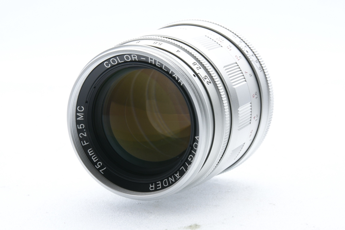 Voigtlander COLOR-HELIAR 75mm F2.5 MC L39マウント フォクトレンダー