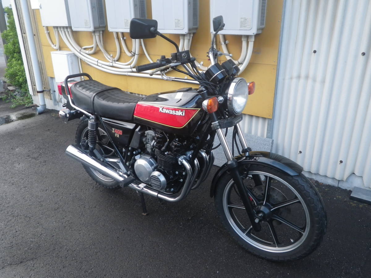 Z400FX E4B 車検残令和7年6月 限定車 レストア済み美車 エンジンOH済み ノーマル車 検索用ＲＺ，Ｚ750，Z1，ゼファー，ZRX，GT，CBX，SS，旧車，XJR