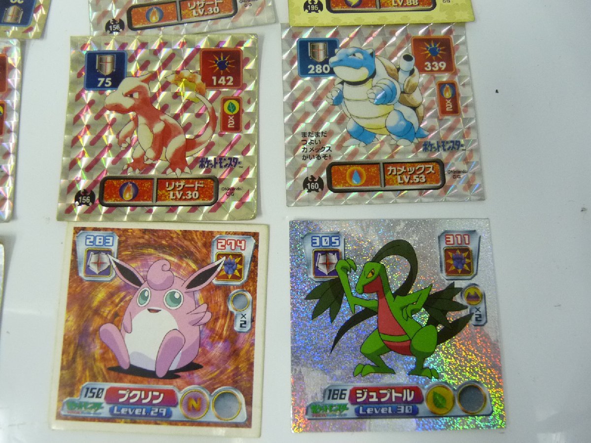 当時物 ポケモンシールポケットモンスター最強シール列伝アマダ 