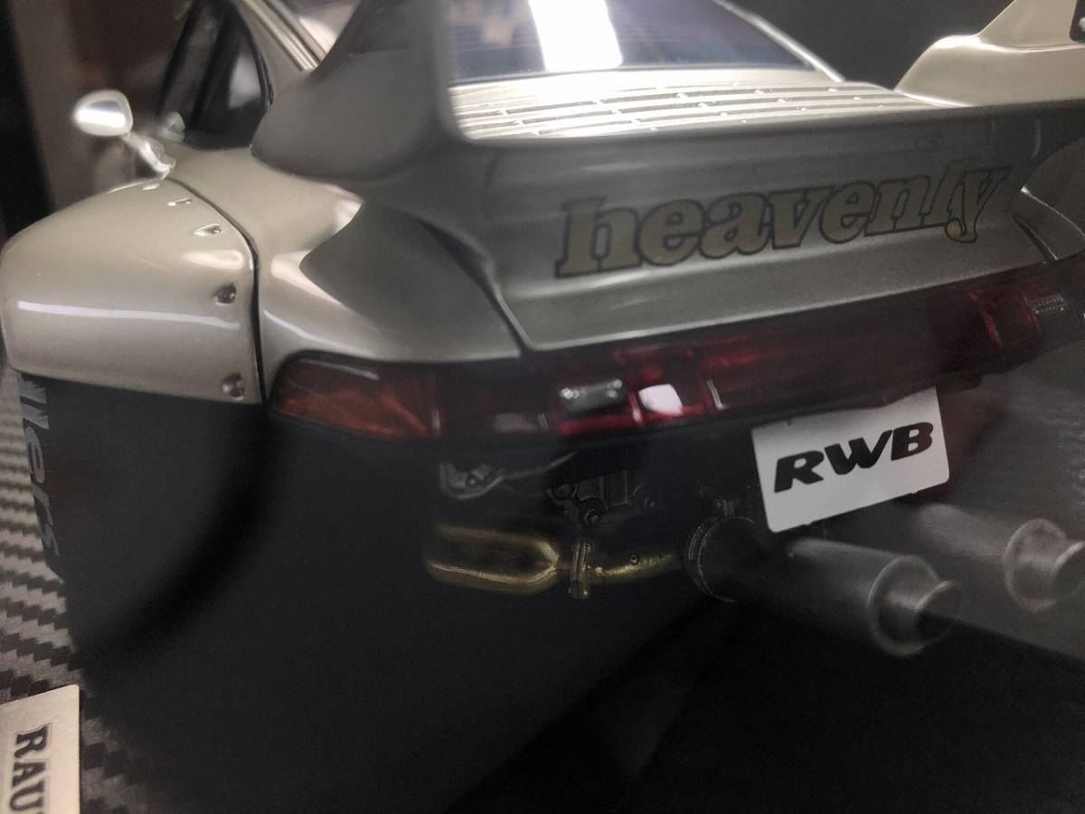 0 Model Ignition RWB Porsche Silver – Silver⁄Red 1⁄18 - Diecast 1⁄43