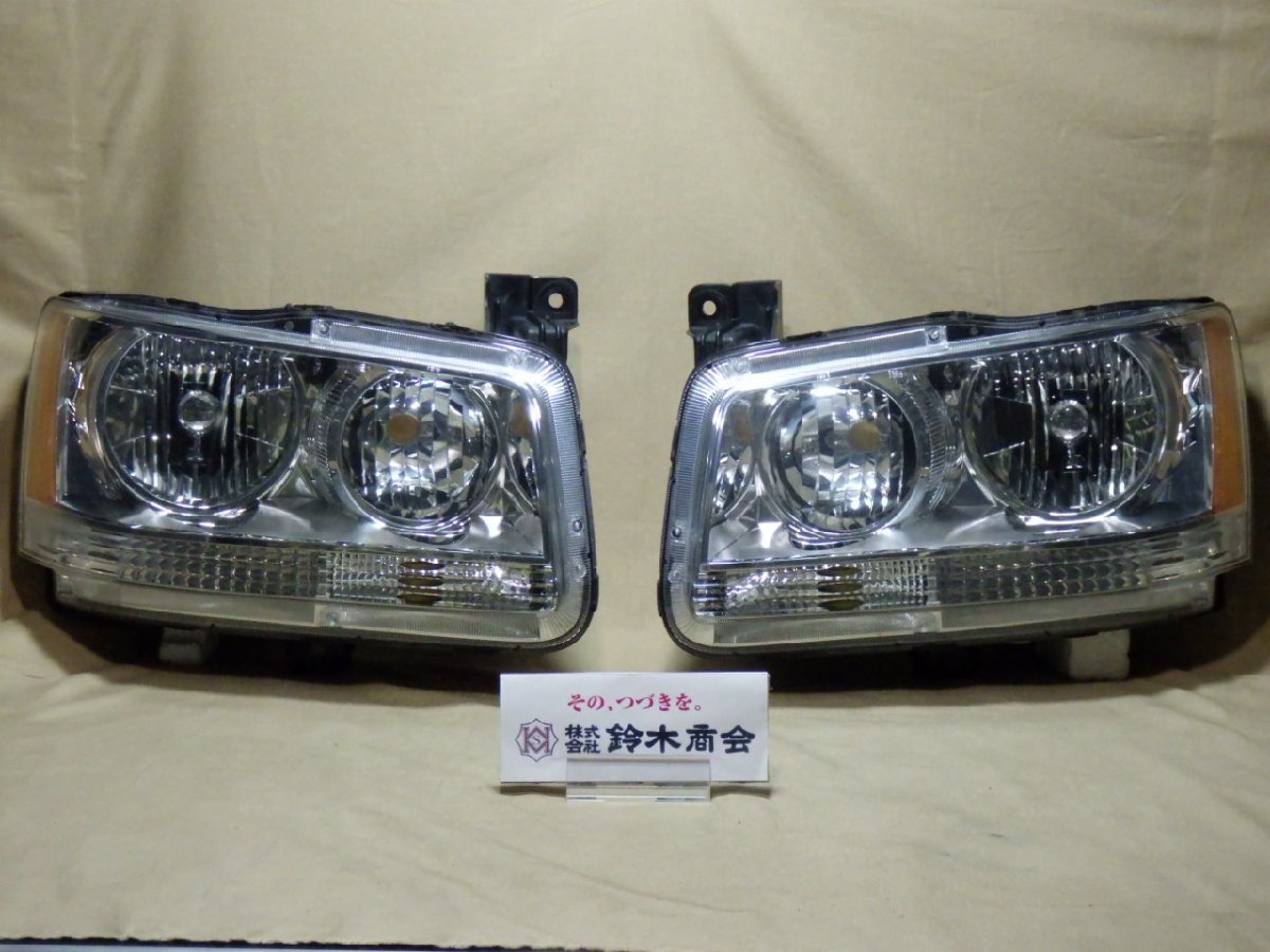 コーティング加工済み ダッジマグナム ヘッドランプ 左右セット ハロゲン SAMLIP 00035478 レンズ再生済み