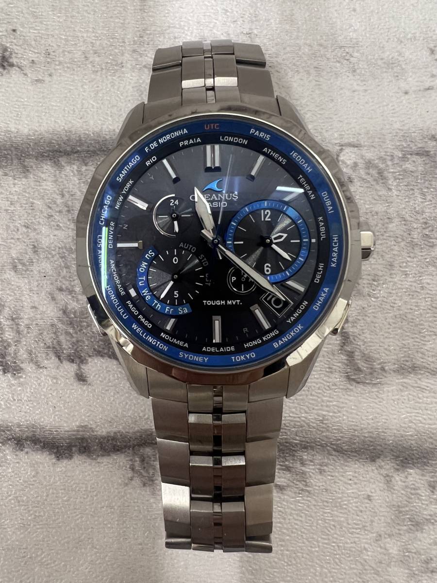 33628.0810K】☆中古 現状稼働☆ CASIO/カシオ OCEANUS/オシアナス 0CW 
