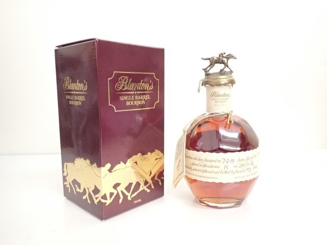 未開封！ Blanton's シングルバレルバーボン ブラントン ブラック