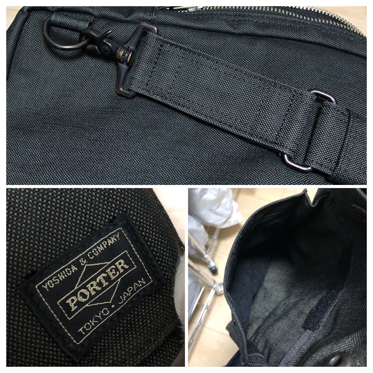 美品】定価33，000円 PORTER ポーター スモーキー SMOKY ボディバッグ 