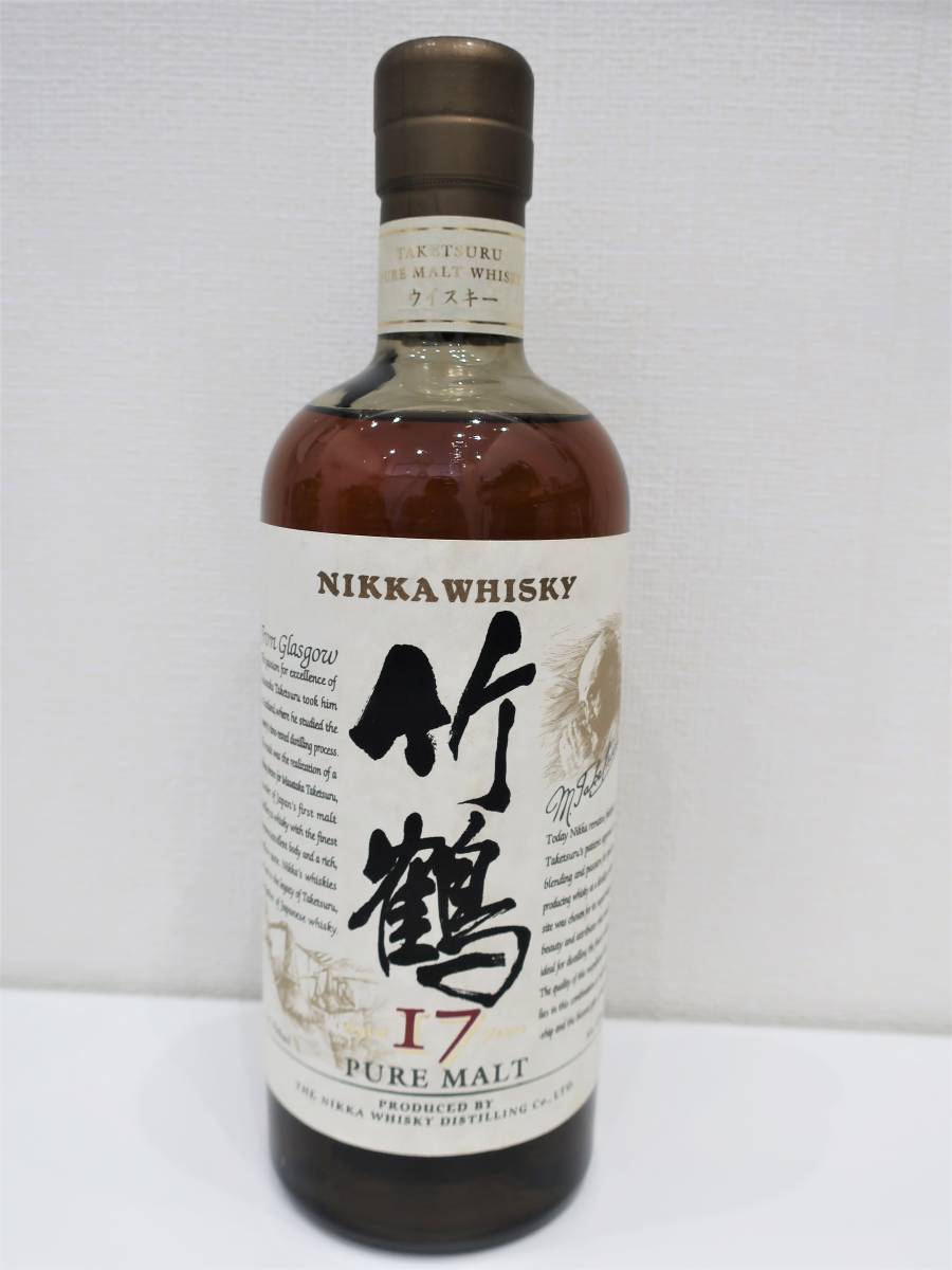 未開栓】NIKKA WHISKY ニッカ 竹鶴 17年 ピュアモルト TAKETSURU PURE
