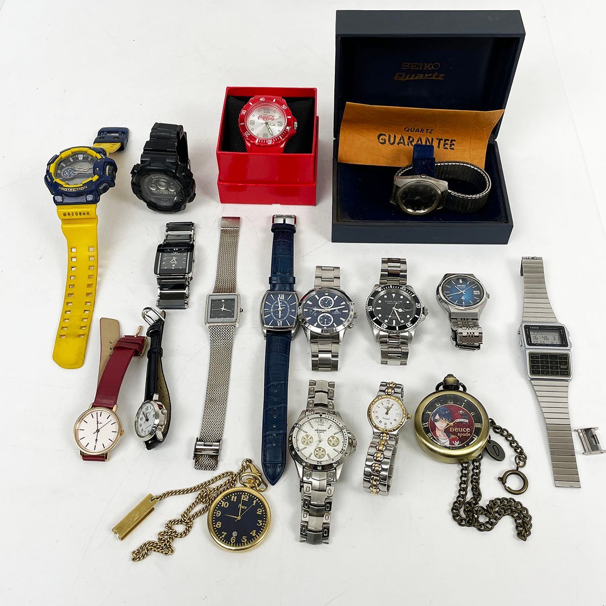 腕時計 まとめ売り 懐中時計 ジャンク品 不動品 セット◇CASIO 2026年 