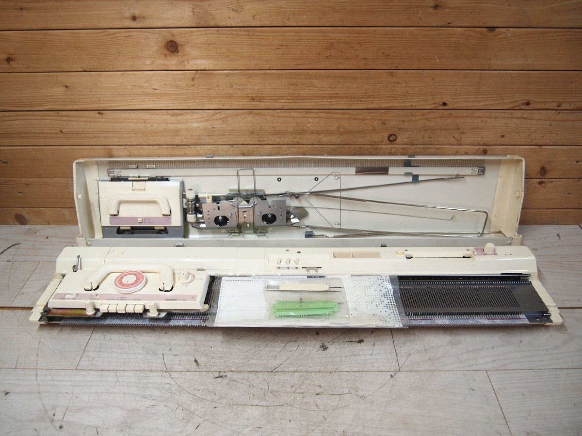 BROTHER ブラザー 編み機 セット 編み機 BROTHER ブラザー 8ボタン選針の楽しい編み機NiniKnit YMK18J01