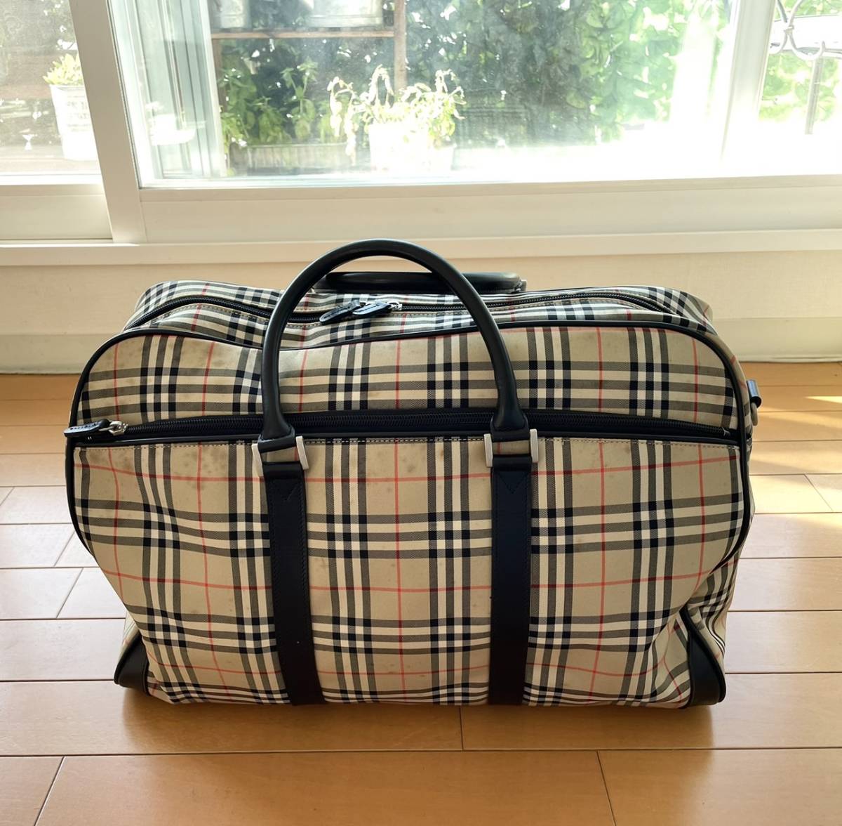 BURBERRY バーバリー ゴルフ ノバチェック 多機能 大型 ボストンバッグ