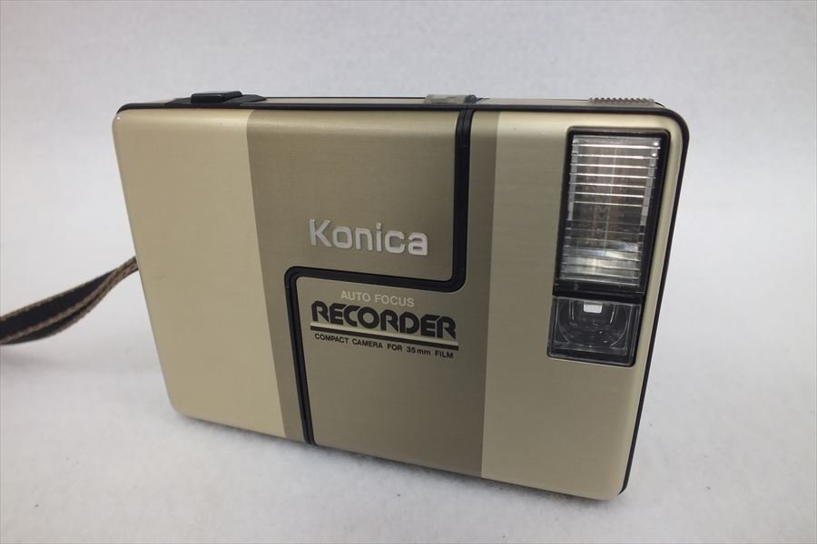 ◆ KONICA コニカ RECORDER コンパクトカメラ 中古現状品 230809G3202