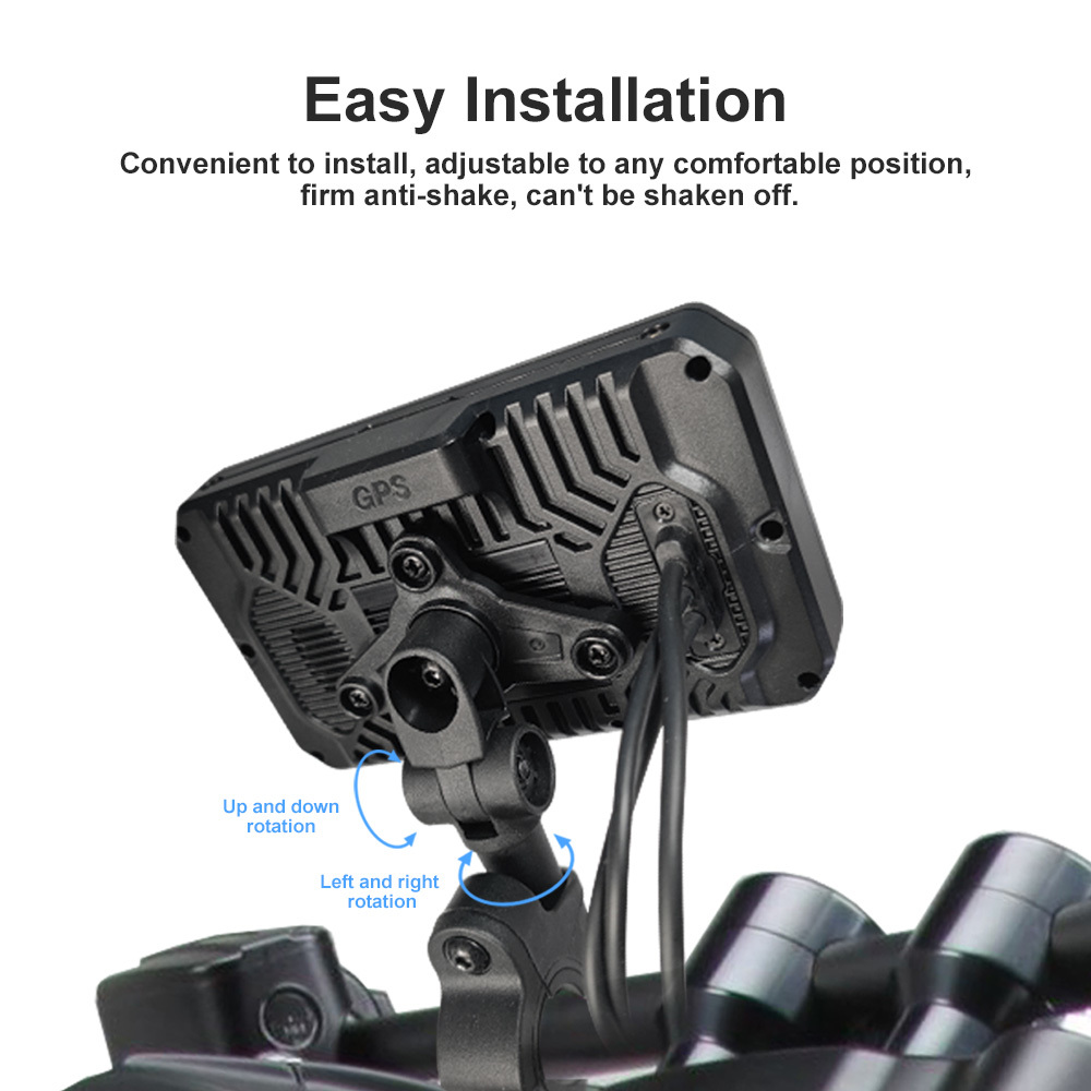 GPS バイク P501-D TMPS付 5インチ 保証24.7末 初不対応 CarPlay